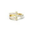 Magna Ring with Round Diamonds in 14K Yellow Gold size 8