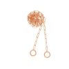 Square Link Chain in 14K Rose Gold - 15"