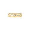 Cobblestone Ring with Star-Set Diamonds - Size 6
