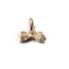 Bowtie Charm in 14K Yellow Gold