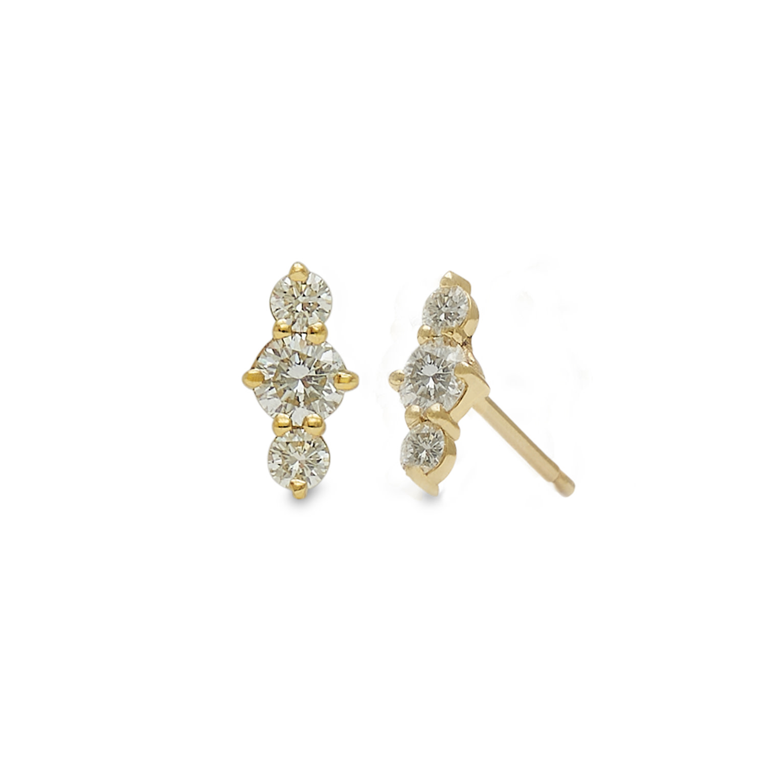 Mini Ava Diamond Studs