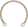6.5" Yellow Gold Pulley Chain Bracelet