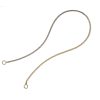 Mixed Up Half & Half Chain Necklace in 14K Yellow Gold and Sterling Silver - 20"