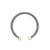 Heavy Curb Chain Bracelet in Sterling Silver - 6"