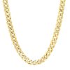 Plain Thick Chain 19" in 18K Yellow Gold