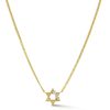 Star of David Necklace in 18K Yellow Gold