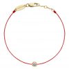 Pure No 1 Bracelet in Yellow Gold & Classic Red