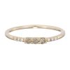 Three Champagne Diamond Equilibrium Ring - Size 6