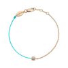 Pure No 2 Double Bracelet in Yellow Gold and Turquoise