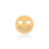 (Single) Diamond Smiley Stud