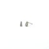 Mini Capella Studs in Diamond in 14K White Gold