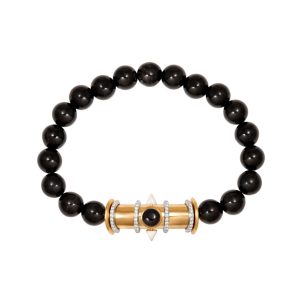 Tuxedo Mask Bracelet in 18K Yellow Gold