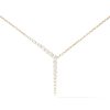 Aria Y Diamond Necklace in 18K Yellow Gold