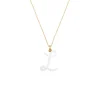 L Pendant in 9K Yellow Gold