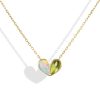 Jumbo Sweetheart Necklace Ethiopian Opal and Peridot