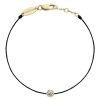 Pure No 1 Bracelet in Yellow Gold & Noir Black