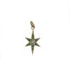 Emerald Pearl & Diamond Large Stella Charm