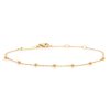Scattered Tiny Beads Bracelet in 14K Yellow Gold