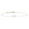 3 Bezel Bar Diamond Bracelet in 14K White Gold