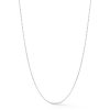 Rectangle Chain No. 40 in 18K White Gold 18"