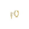Posey Huggies in 18K Yellow Gold