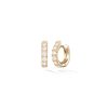 Small Clara Hoops in 18K Yellow Gold