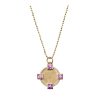 Club Charm Pink Sapphires in 18K Yellow Gold