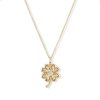 Mini Gold Shamrock Pendant