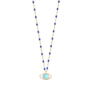 Eye Necklace in Bleuet