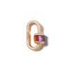 Total Baguette Babylock in Yellow Gold with ROYGBV Stones