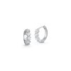 Catherine Huggies in 18K White Gold