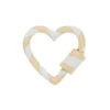 Heartlock with Cloud Enamel in 14K Yellow