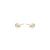 Pear Diamond Bezel Studs in 14K Yellow Gold