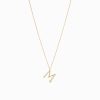 Soprano "M" Necklace in 18K Yellow Gold