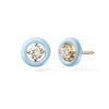 Sylvie Studs in Pastel Blue Enamel