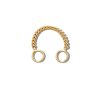 Not So Heavy Curb Chain Ring in 14K Yellow Gold - S