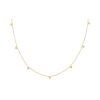 Seven Diamond Sparkle Necklace in 14K Yellow Gold