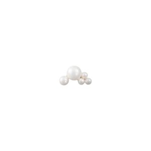 Embrassee Cinq Stud in 18K Yellow Gold - Single Right Ear