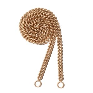 Heavy Curb Chain in Yellow Gold - 16"