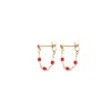 Gigi Mimosa Earrings in Poppy