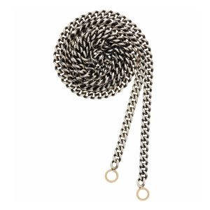 Heavy Curb Chain in Sterling Silver - 32"