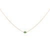 The Green Atom Necklace in 18K Yellow Gold