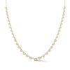 Small Maverick Riviera Necklace in 18K Yellow Gold