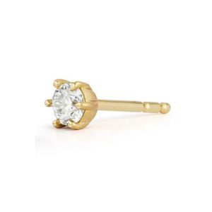 Single Small Penelope Stud in 18K Yellow Gold