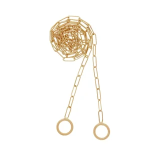 Square Link Chain in 14K Yellow Gold - 17"