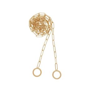 Square Link Chain in 14K Yellow Gold - 16"