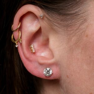 Kwiat 1.20tcw Round Diamond Studs in Platinum