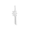 Single Rae Stud in 18K White Gold