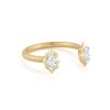Maverick Open Stacking Band in 18K Yellow Gold - Size 6
