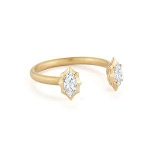 Maverick Open Stacking Band in 18K Yellow Gold - Size 6